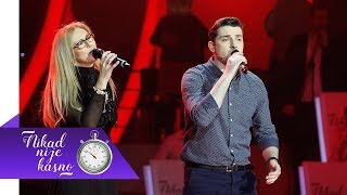 Danijela Simovic i Mirza Selimovic  U snu ljubim medna usta  live  NNK  EM 21  10022019 [upl. by Nwahsek]