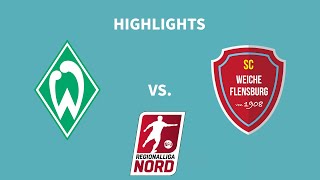 13 Spieltag Regionalliga Nord 2425  SV Werder Bremen II  SC Weiche Flensburg 08  Highlights [upl. by Aneekan]