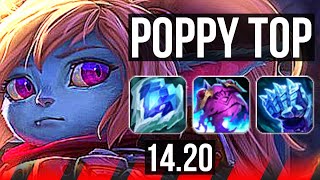 POPPY vs MORDEKAISER TOP  Comeback 500 games 36k DMG  EUNE Master  1420 [upl. by Cenac]