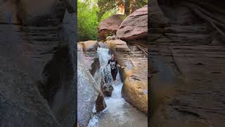 Kanarra Falls The Ultimate Waterfall Hike in Utah Shorts Hiking [upl. by Baillieu]