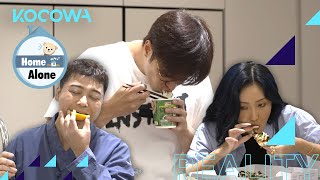 Mukbang quotHome Alonequot Sung Hoon amp Hwasas Eating Show [upl. by Nylarad177]