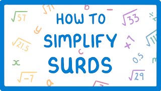 GCSE Maths  What on Earth are Surds And How do You Simplify Them Part 13 40 [upl. by Claiborn867]