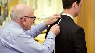 ASMR suit styling and measuring ￼ up from Savile Row [upl. by Niobe]