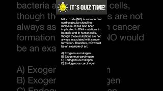 Nitric Oxide as mutagen [upl. by Amahcen]