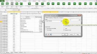 How to compare an average to a reference with a Students ttest and a ztest in XLSTAT [upl. by Arodoeht]