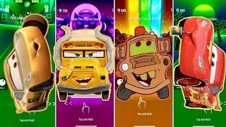 🏎️ Cruz Ramirez vs Cursed Miss Fritter vs Tow Mater vs Lightning McQueen  Coffin Dance 🪩 [upl. by Satsoc]