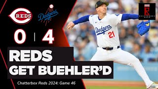 Cincinnati Reds Offense Shut Down Once Again in 40 Loss to LA Dodgers  Chatterbox Reds  Game 46 [upl. by Lymann]