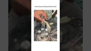 How Cash Counting Machine Works money viralshorts explore trending youtube shorts [upl. by Ahsino952]