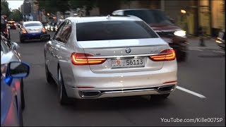 LOUD Arab BMW 750Li lovely sounds 1080p [upl. by Silvana]