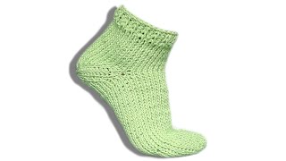 Tunesische Socken wie gestrickt Häkelanleitung  Woolpedia® [upl. by Eelnodnarb]