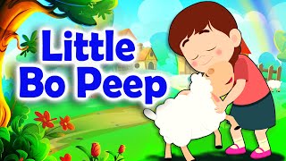 Little Bo Peep Nursery Rhyme  Children Song Video [upl. by Ernaline]