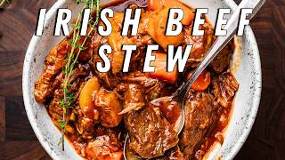 Irish Beef Stew  Easy Comforting One Pot Recipe [upl. by Gnilrac848]