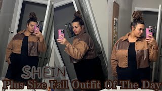 SHEIN PLUS SIZE Fall Outfit Of The Day [upl. by Siubhan]