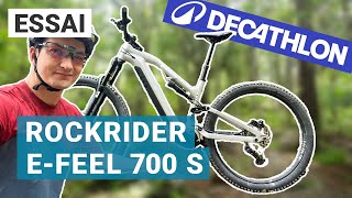 Test VTT électrique Rockrider EFEEL 700 S  Decathlon fait une nouvelle fois très fort [upl. by Llerrat38]