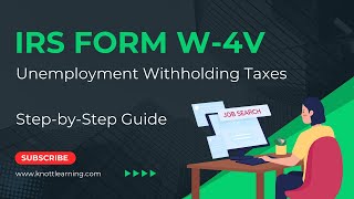 How to Fill Out Form W4V for Unemployment Withholding Taxes [upl. by Drapehs]