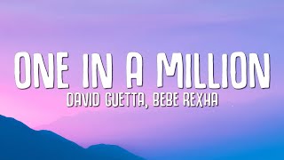 David Guetta Bebe Rexha  One In A Million Lyrics [upl. by Mcgean]