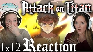 That Rage  ATTACK ON TITAN  Reaction 1X12 [upl. by Yeloc341]