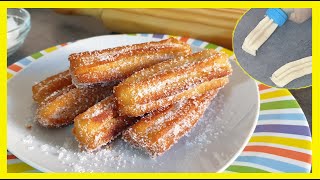 Como hacer una CHURRERA CASERA y cocinar unos deliciosos CHURROS ¡¡ [upl. by Einiffit]