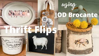 Thrift Flips using IOD Brocante Transfer [upl. by Pall569]