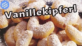 Vanillekipferl Rezept Einfach amp Schnell  Plätzchenrezepte  Kekse backen  Plätzchen backen [upl. by Nimajnab]