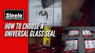 Steele Rubber Universal on Gearz  Glass Seals [upl. by Ellessig]