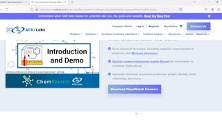 How to download and install ChemSketch for molecular structure [upl. by Idnal]