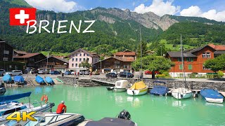 BRIENZ Switzerland 🇨🇭 Walking Tour Near Lake Brienzersee Switzerland 4K 60p [upl. by Modeerf]