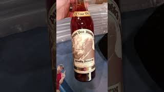 Pappy Van Winkle 23yr family reserve Yacht Drinks shorts netflix yacht drink rich [upl. by Elokcin]