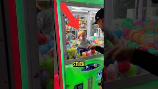 He got stuck in the arcade machine 😵‍💫😱 [upl. by Cull]