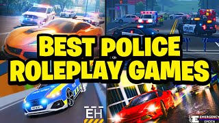 Top 5 BEST POLICE ROLEPLAY GAMES On ROBLOX 2024 [upl. by Amadis892]