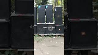 Kalipuja Dj setup  Dj setup 4 bass 4 top  75 kva Stabilizer adhikaryelectricsound dance dj [upl. by Trebleht]