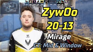 CS2 POV  ZywOo 2013 Mirage  FACEIT Ranked  March 2 2024  cs2 demo [upl. by Helgeson]