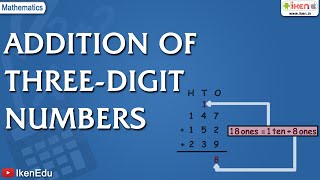 Learn Math  Addition of 3 Digit Numbers  Mathematics  iKen  iKenEdu  iKenApp [upl. by Quint348]