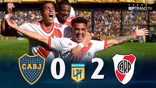 Boca Juniors 0 x 2 River Plate ● Copa Liga Argentina 2023 Extended Goals amp Highlights ᴴᴰ [upl. by Nomae]