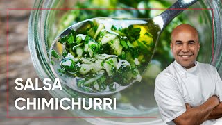 Como Preparar Salsa Chimichurri  Chef Piñeiro 👨🏽‍🍳 Receta [upl. by Anelys]