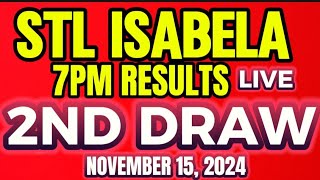 STL ISABELA RESULT 7PM DRAW NOVEMBER 152024 [upl. by Krahling]