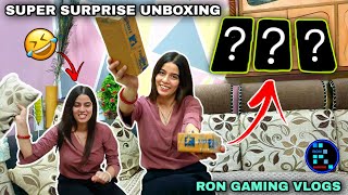 Ron amp Momo Unboxing With Super Twist  RON GAMING VLOGS [upl. by Aratahs830]