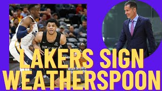 Lakers Sign Quinndary Weatherspoon [upl. by Alger699]