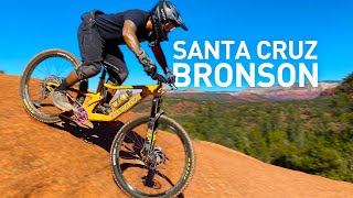 2022 Santa Cruz Bronson Mountain Bike Review  First Ride and Crashes [upl. by Pen181]