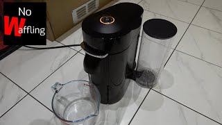 How to Empty water for storage Nespresso Vertuo Plus  Easy guide [upl. by Araeit]