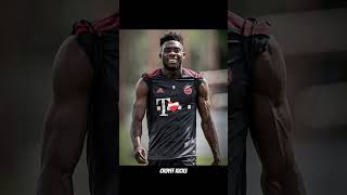 Alphonso Davies Physique football davies soccer shorts speed skills bayern ronaldo edit [upl. by Atekahs947]