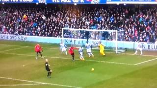 Rafael Da Silva Goal Man Utd V QPR [upl. by Anelrats]