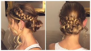 Peinado invitada de boda trenza Recollit de convidada perfecte  Perfect guest braided hairstyle [upl. by Royden246]