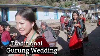 Attending A Traditional Gurung Wedding In Tachai Manang  Beautiful girls [upl. by Iverson]