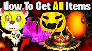 How To Get ALL THE ITEMS In The Haunt Event [upl. by Senalda]