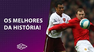 TOP 5 brasileiros de Arsenal e Manchester United vira discussão no SC [upl. by Einiar]