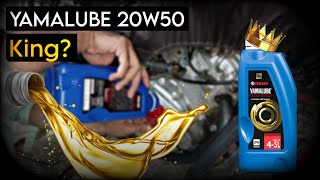 YAMALUBE 20w50 Users Review  King In its Category  Motorcycle Engine Oil  kkvidz [upl. by Reivad203]