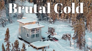 Winter Hits the Cabin Brutal Cold [upl. by Mcclenon67]