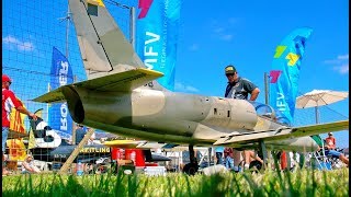 HUGE RC L39 ALBATROS SCALE MODEL TURBINE JET FLIGHT DEMONSTRATION [upl. by Deane]