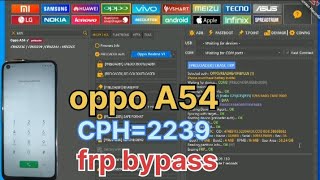 oppo cph2239 frp bypass unlock tool how to oppo A54 frp bypass unlock tool [upl. by Teagan174]